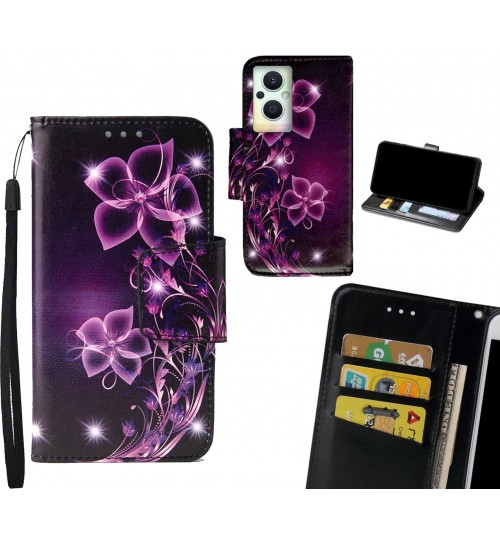 Oppo Reno 8 Lite 5G Case wallet fine leather case printed