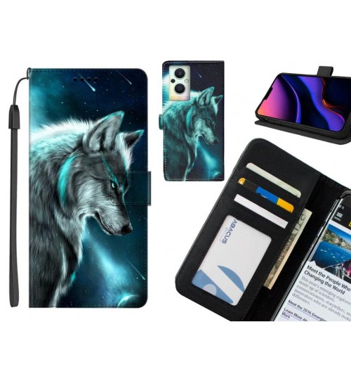 Oppo Reno 8 Lite 5G case leather wallet case printed ID