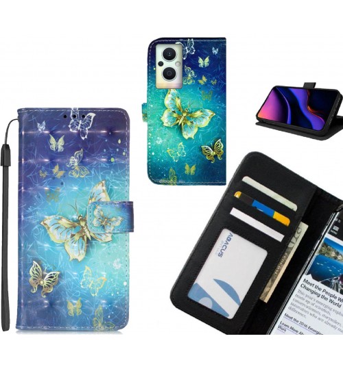 Oppo Reno 8 Lite 5G case leather wallet case printed ID