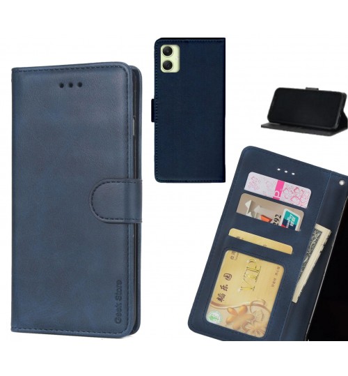 Samsung Galaxy A05 Case Executive Leather Wallet Case - Blue