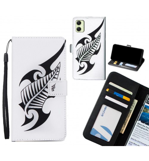 Samsung Galaxy A05 case 3 card leather wallet case printed ID