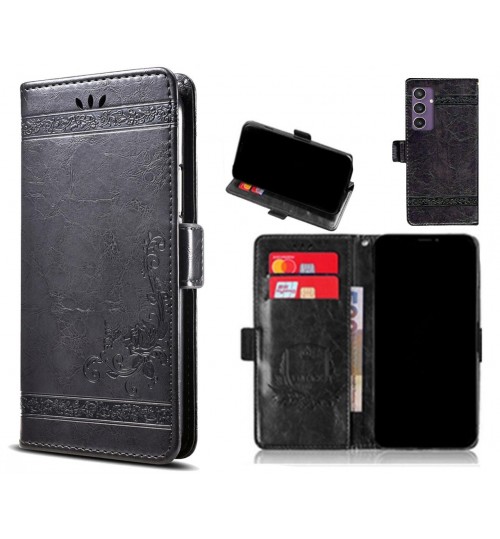 Samsung Galaxy S23 FE Case retro leather wallet case