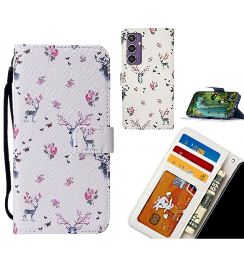 Samsung Galaxy S23 FE case leather wallet case printed ID