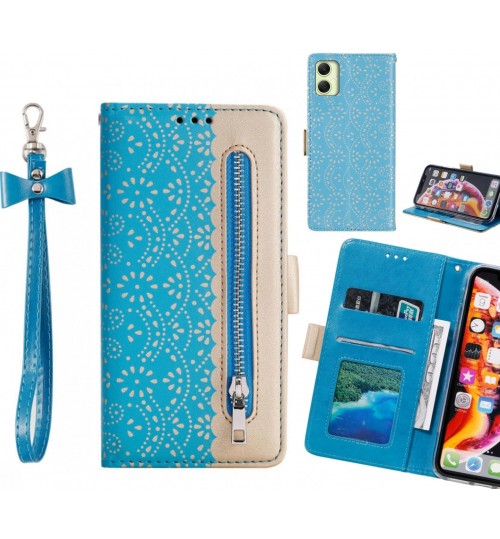 Samsung Galaxy A05 Case Multifunctional Wallet Case - Blue