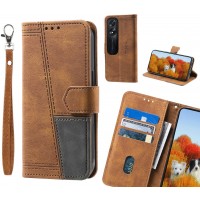 Oppo A38 Case Wallet Premium Denim Leather Cover