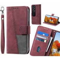 Oppo A38 Case Wallet Premium Denim Leather Cover