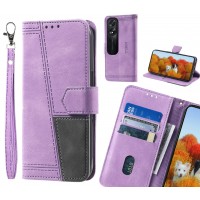 Oppo A38 Case Wallet Premium Denim Leather Cover