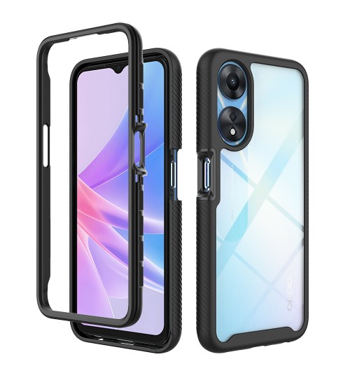 Oppo A17 Case Hybrid Armor Back Cover