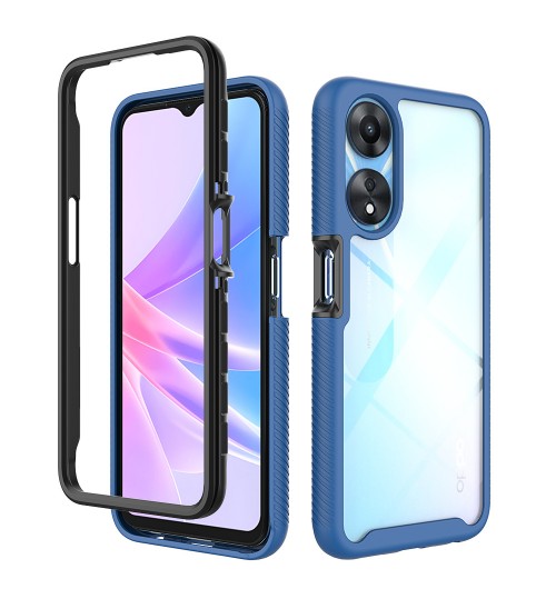 Oppo A17 Case Hybrid Armor Back Cover