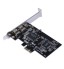 PCI-E 3 Ports 1394a 1394b Firewire Expansion Card PCI-Express Controller Card