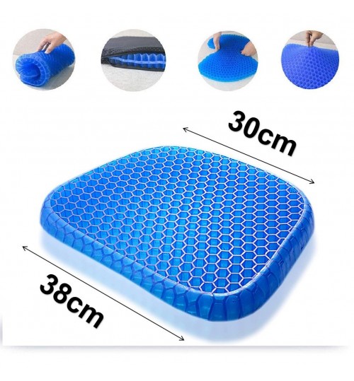 Chair Gel Seat Cushion Cool Gel Cushion with Seat Cover