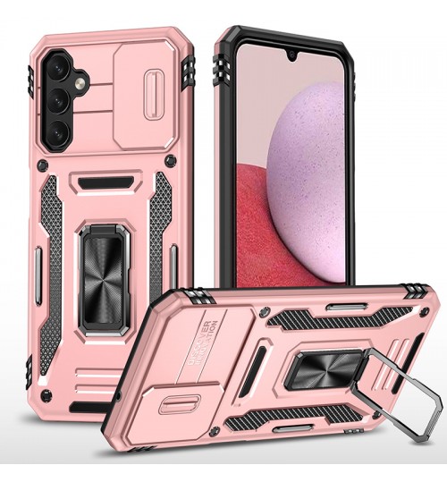 Samsung Galaxy A05s Case Heavy Duty Ring Rotate Kickstand Case Cover