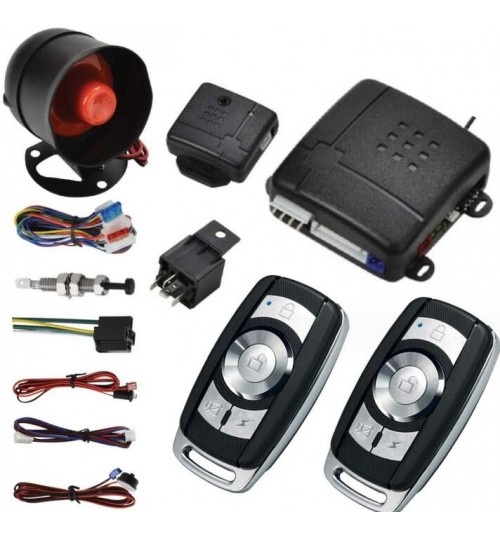 Car alarm with two remotes Security System Siren Keyless Entry
