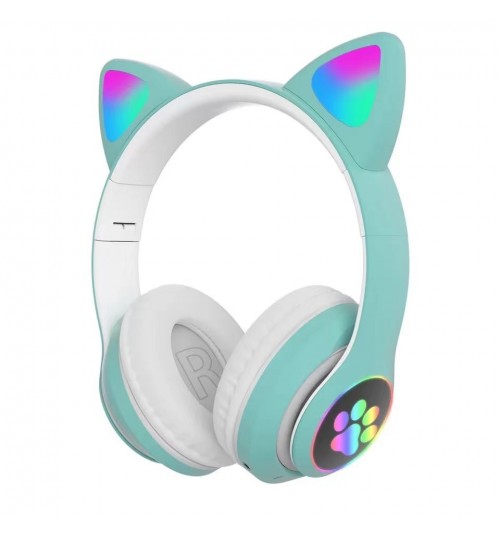 Wireless Headphones RGB Cat Ear