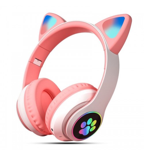 Wireless Headphones RGB Cat Ear