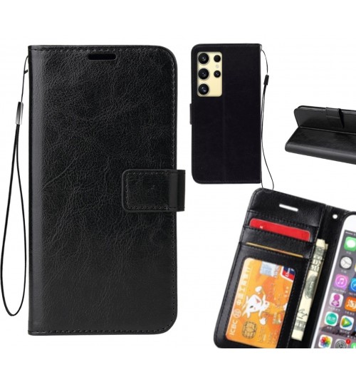 Samsung Galaxy S24 Ultra case Fine leather wallet case