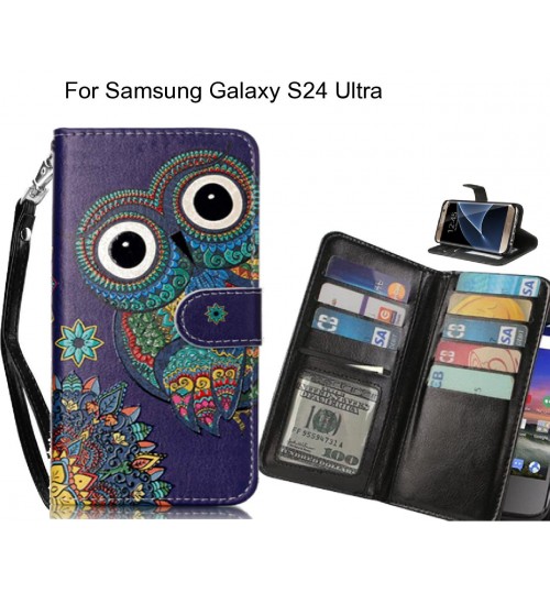 Samsung Galaxy S24 Ultra case Multifunction wallet leather case