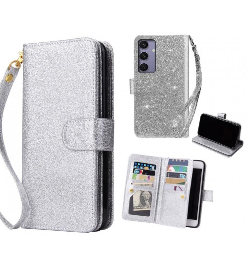 Samsung Galaxy S24 Case Glaring Multifunction Wallet Leather Case