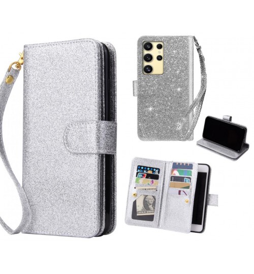 Samsung Galaxy S24 Ultra Case Glaring Multifunction Wallet Leather Case