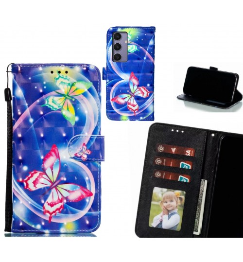 Samsung Galaxy S24 Case Leather Wallet Case 3D Pattern Printed