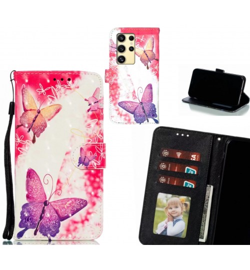 Samsung Galaxy S24 Ultra Case Leather Wallet Case 3D Pattern Printed