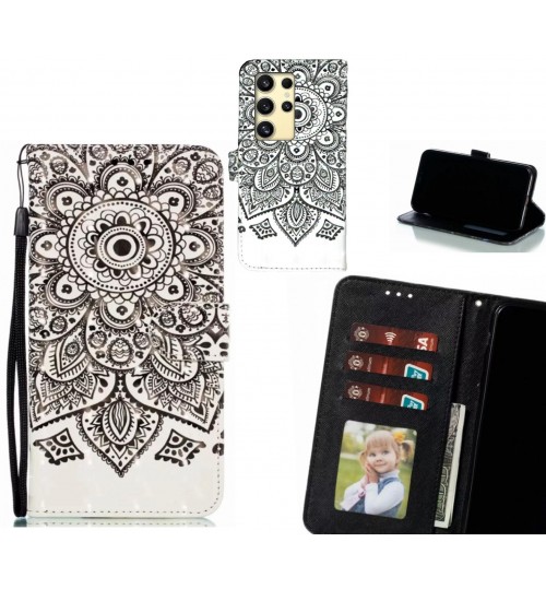 Samsung Galaxy S24 Ultra Case Leather Wallet Case 3D Pattern Printed