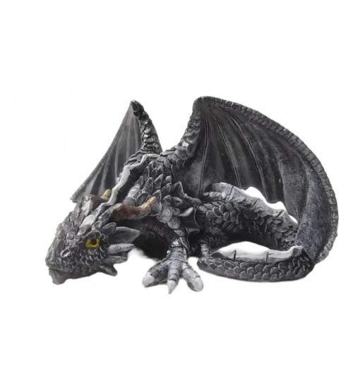 Large Squatting Gothic Dragon Statue