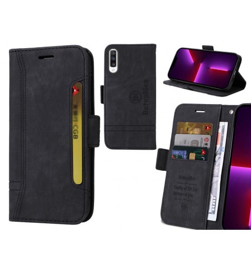 Samsung Galaxy A70 Case Alcantara 4 Cards Wallet Case