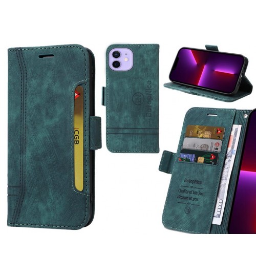 iPhone 12 Case Alcantara 4 Cards Wallet Case