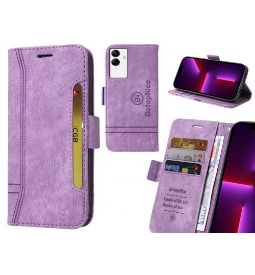 Samsung Galaxy A04 Case Alcantara 4 Cards Wallet Case