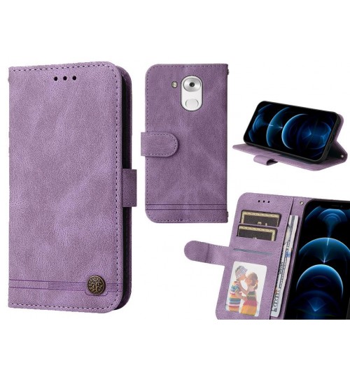 Huawei Mate 8 Case Wallet Flip Leather Case Cover - Purple