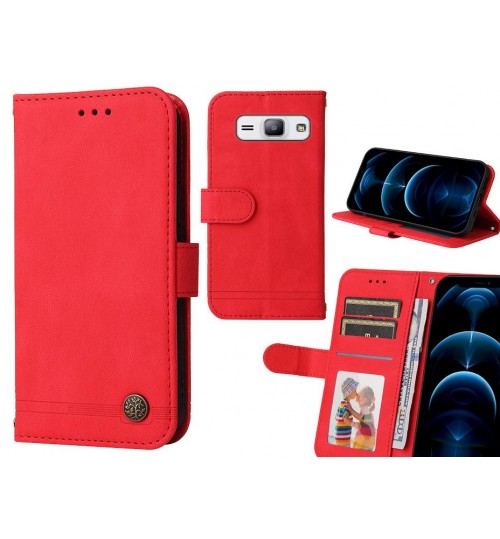 Galaxy J1 Ace Case Wallet Flip Leather Case Cover