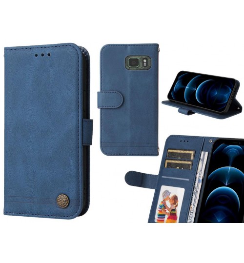 Galaxy S7 active Case Wallet Flip Leather Case Cover