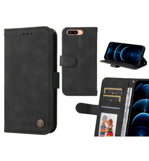 Oppo R11s Case Wallet Flip Leather Case Cover - Black