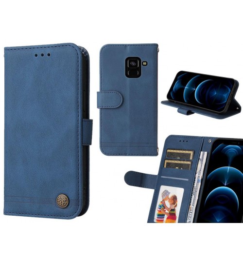 Galaxy A8 (2018) Case Wallet Flip Leather Case Cover
