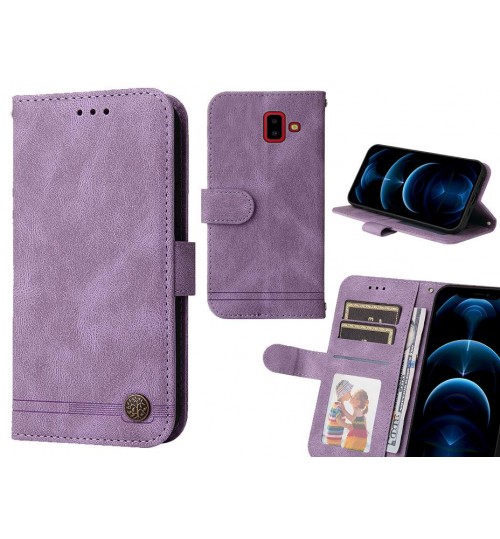 Galaxy J6 Plus Case Wallet Flip Leather Case Cover