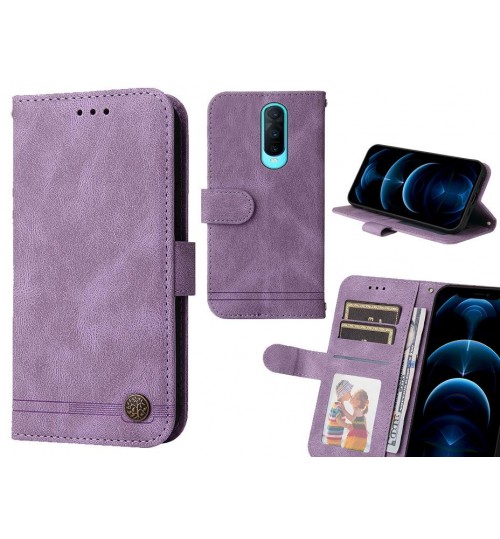 Oppo R17 Pro Case Wallet Flip Leather Case Cover - Purple