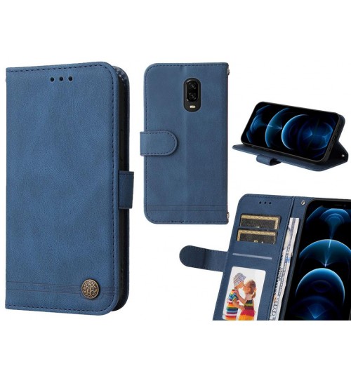 OnePlus 6T Case Wallet Flip Leather Case Cover