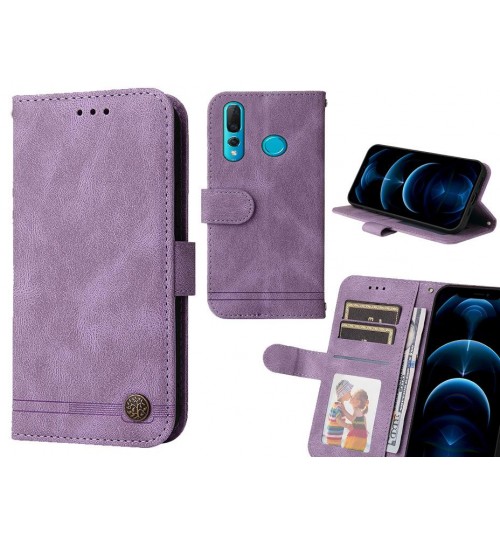 Huawei Nova 4 Case Wallet Flip Leather Case Cover - Purple