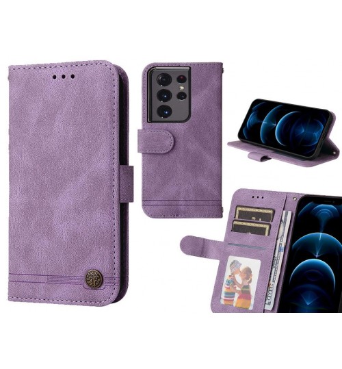 Galaxy S21 Ultra Case Wallet Flip Leather Case Cover