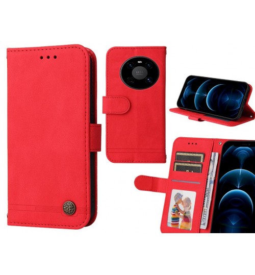 Huawei Mate 40 Case Wallet Flip Leather Case Cover - Red
