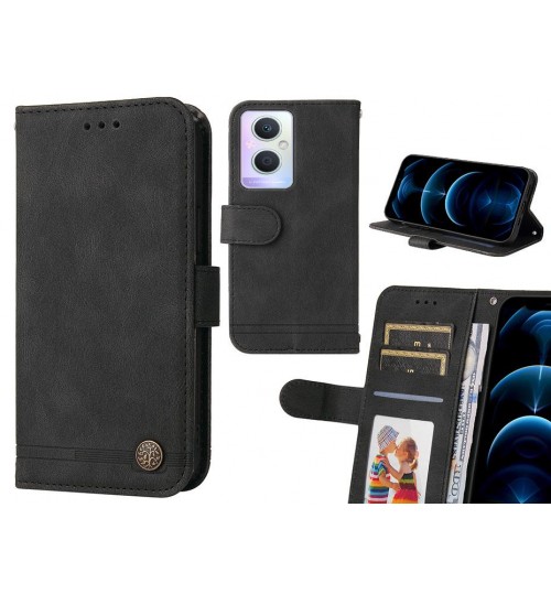 Oppo A96 Case Wallet Flip Leather Case Cover