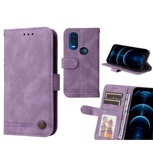 Motorola One Vision Case Wallet Flip Leather Case Cover