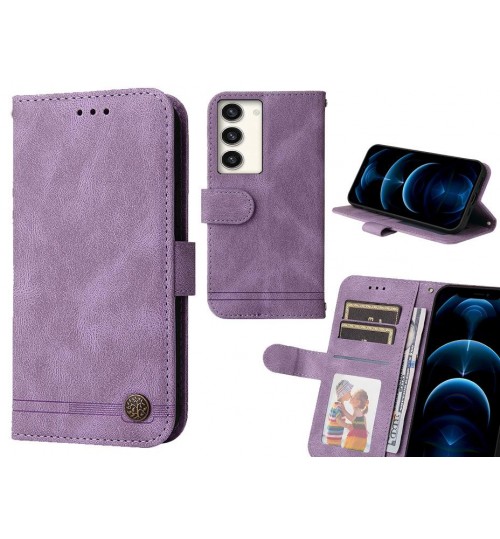 Samsung Galaxy S23 Plus Case Wallet Flip Leather Case Cover - Purple