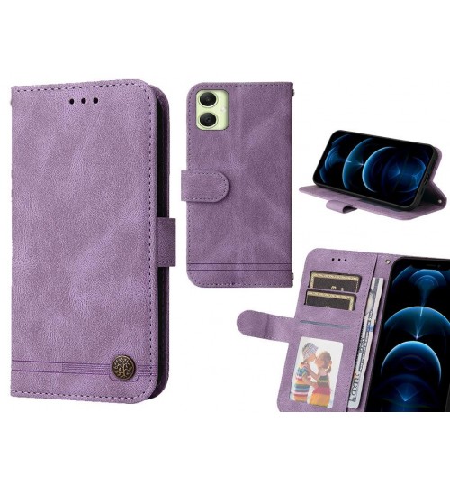Samsung Galaxy A05 Case Wallet Flip Leather Case Cover - Purple