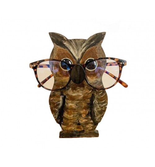 Cute Novelty Animal Eyeglasses Holder - Owl