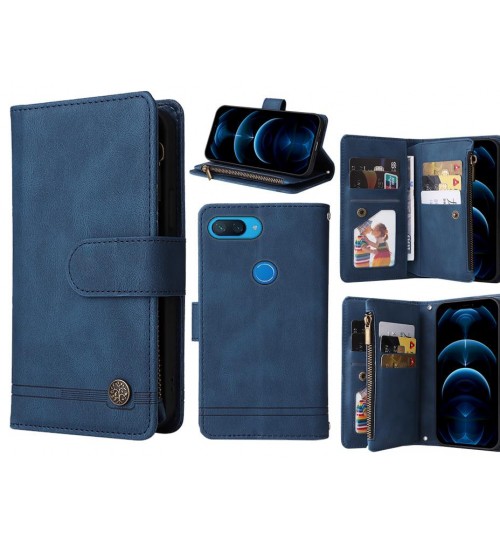 XiaoMi Mi 8 lite Case 9 Card Slots Wallet Denim Leather Case