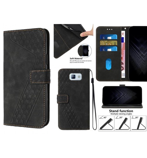 GALAXY A8 2016 Case Wallet Premium PU Leather Cover