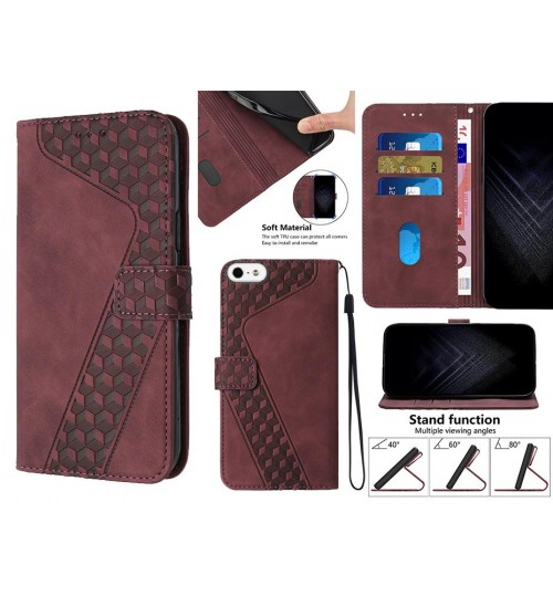 IPHONE 5 Case Wallet Premium PU Leather Cover