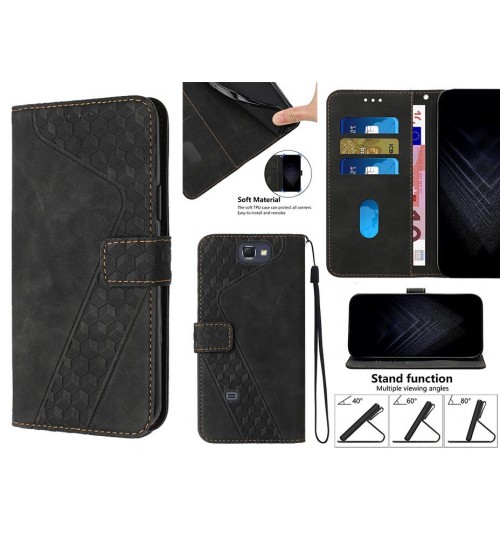 Galaxy Note 2 Case Wallet Premium Pu Leather Cover - Black